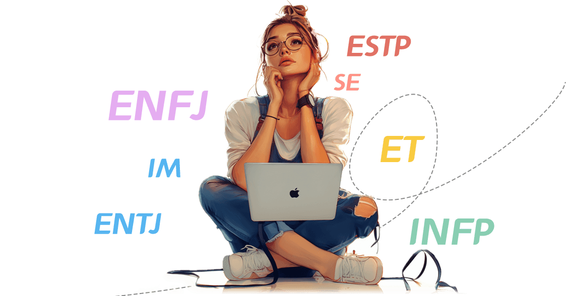Personality test illustration
